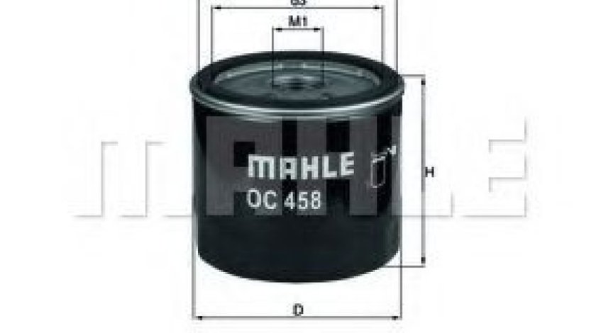 Filtru ulei ALFA ROMEO 147 (937) (2000 - 2010) MAHLE ORIGINAL OC 458 produs NOU