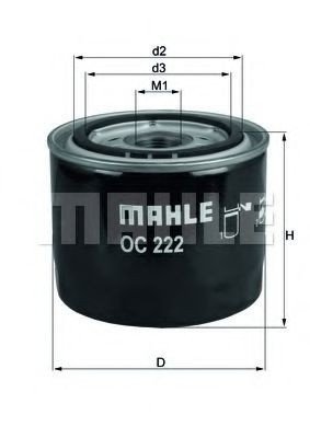 Filtru ulei ALFA ROMEO 156 (932) (1997 - 2005) KNECHT OC 222 piesa NOUA