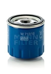Filtru ulei ALFA ROMEO 166 (936) (1998 - 2007) MANN-FILTER W 712/16 piesa NOUA