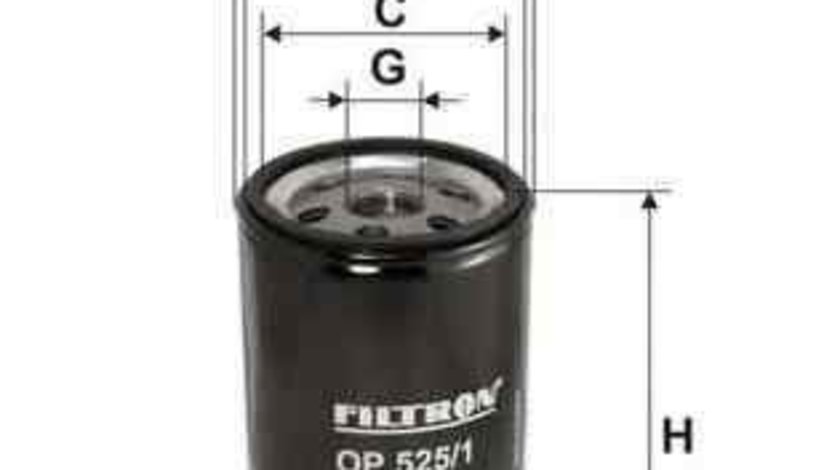 Filtru ulei AUDI 80 (8C, B4) FILTRON OP525/1