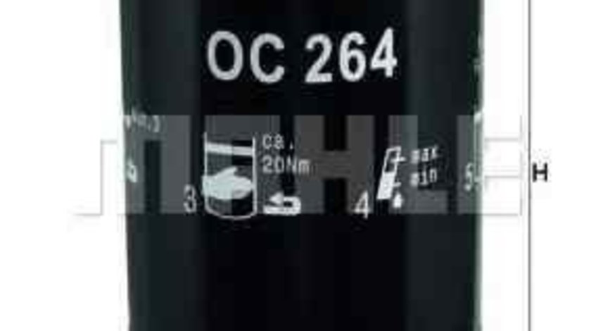 Filtru ulei AUDI 80 (8C, B4) Producator KNECHT OC 264