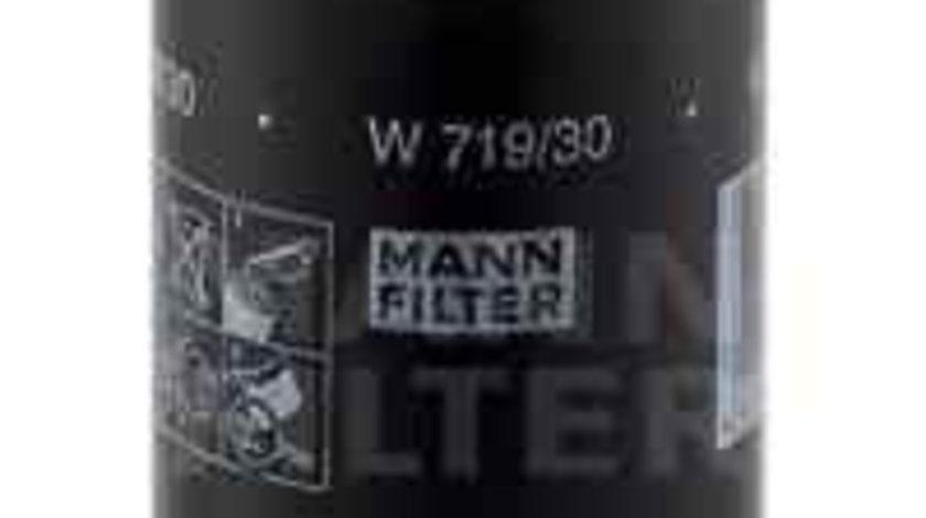 Filtru ulei AUDI 80 (8C, B4) Producator MANN-FILTER W 719/30
