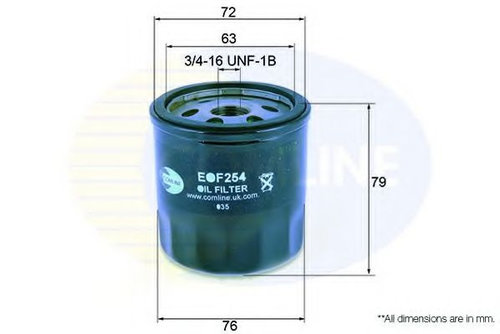 Filtru ulei AUDI A1 (8X1, 8XK, 8XF) (2010 - 2016) COMLINE EOF254 piesa NOUA