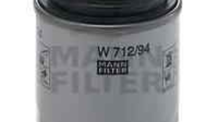 Filtru ulei AUDI A1 Sportback (8XA, 8XK) MANN-FILTER W 712/94