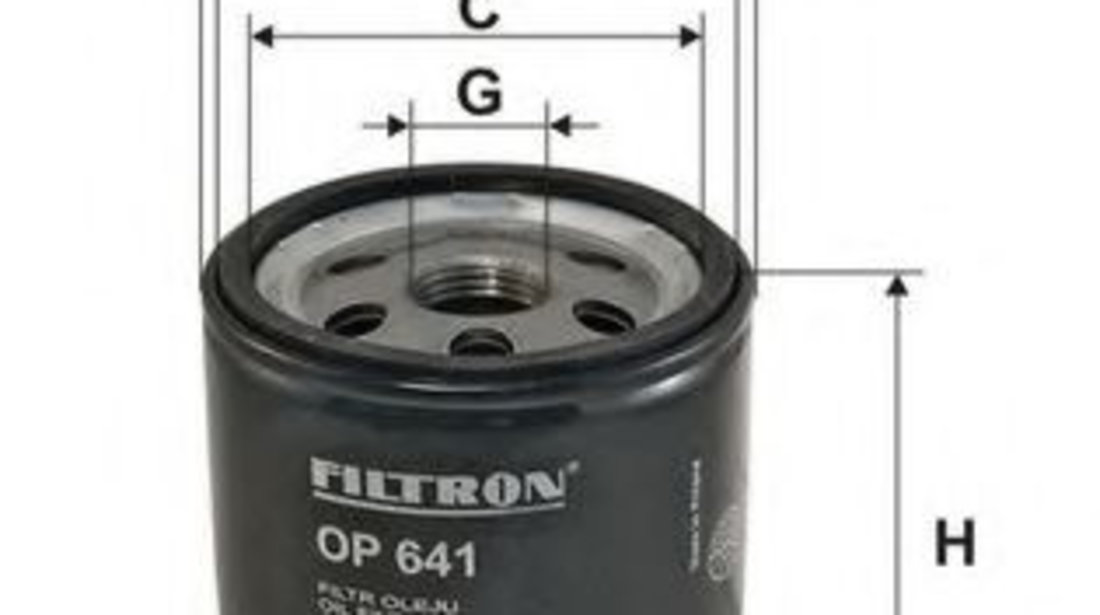 Filtru ulei AUDI A2 (8Z0) (2000 - 2005) FILTRON OP641 piesa NOUA