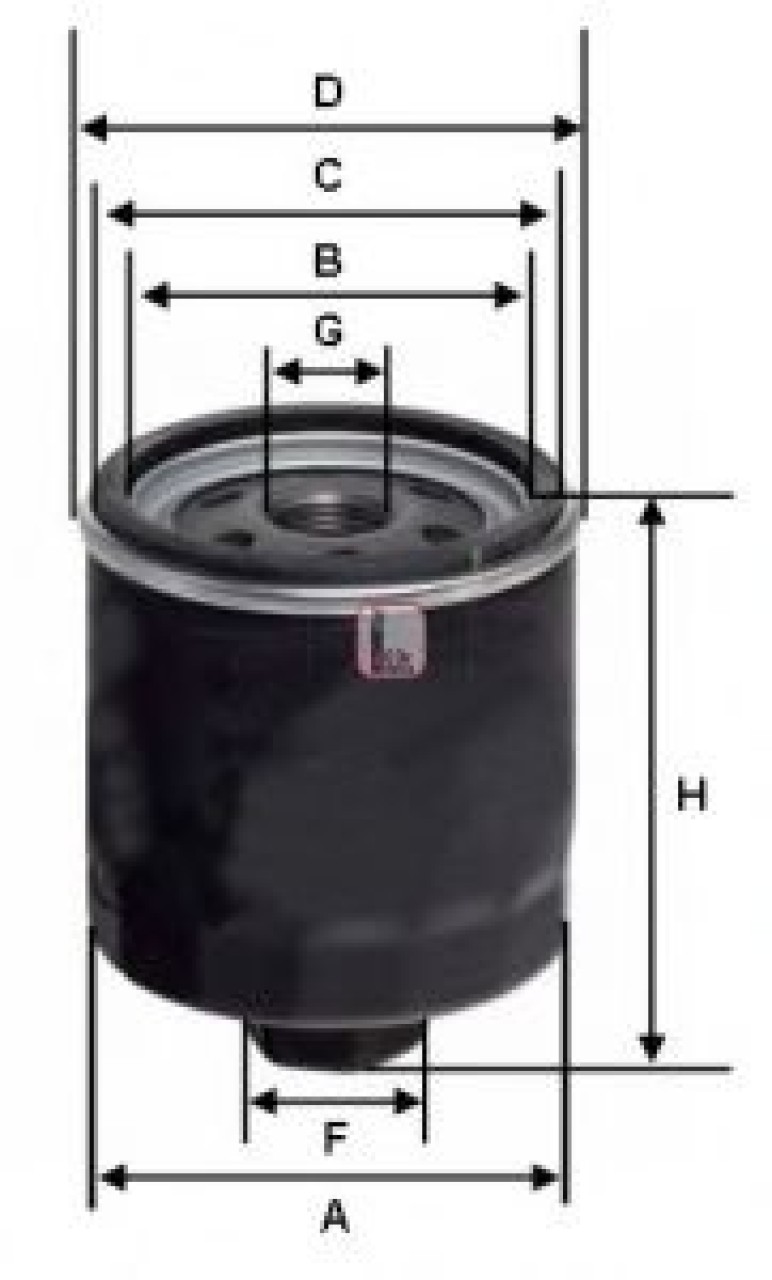 Filtru ulei AUDI A2 (8Z0) (2000 - 2005) SOFIMA S 1310 R piesa NOUA