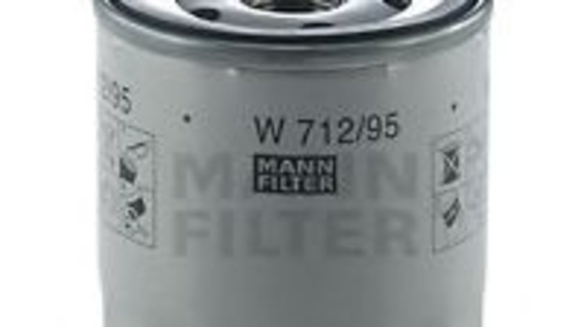 Filtru ulei AUDI A3 Sportback (8VA) (2012 - 2016) MANN-FILTER W 712/95 produs NOU