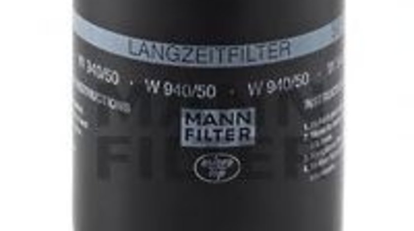 Filtru ulei AUDI A4 (8D2, B5) (1994 - 2001) MANN-FILTER W 940/50 piesa NOUA