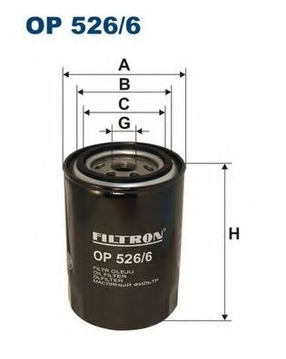 Filtru ulei AUDI A4 (8E2, B6) (2000 - 2004) FILTRON OP526/6 piesa NOUA
