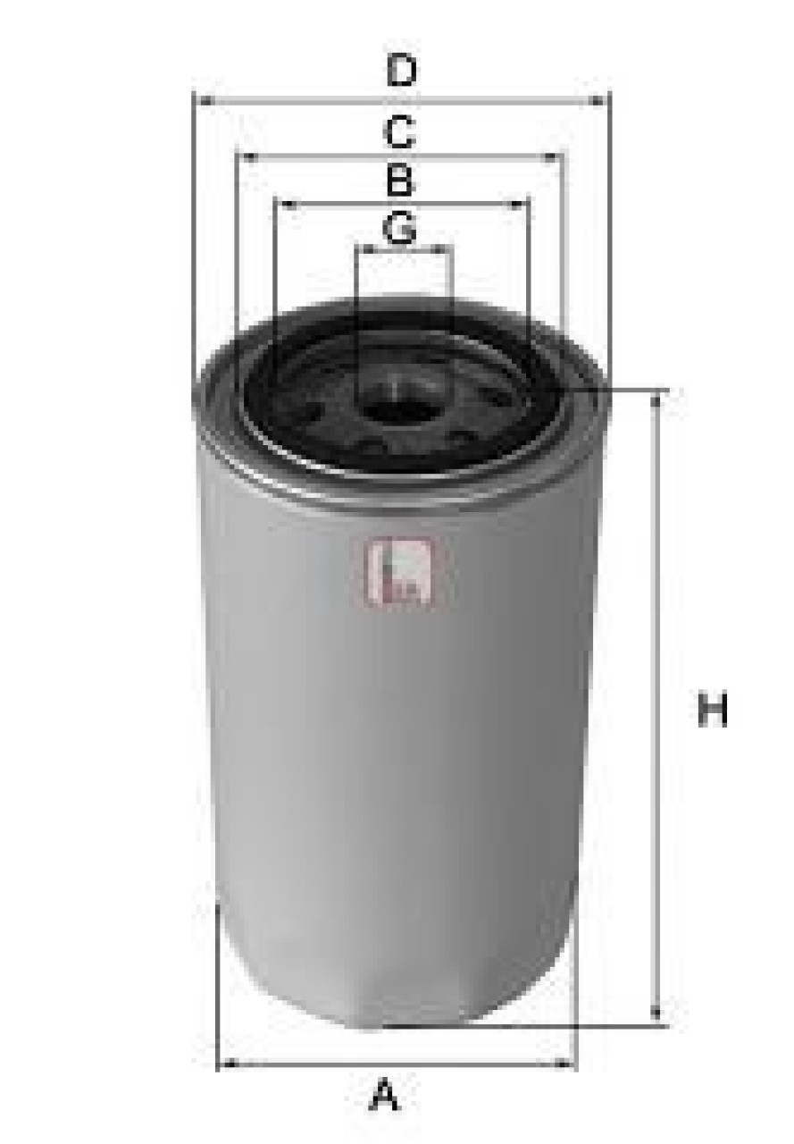 Filtru ulei AUDI A4 (8E2, B6) (2000 - 2004) SOFIMA S 5603 R piesa NOUA