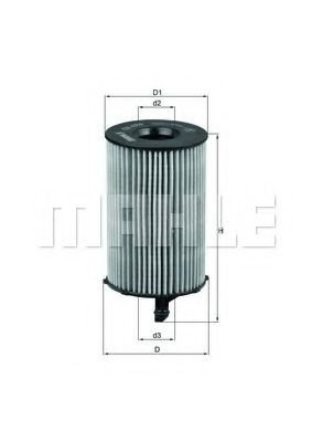 Filtru ulei AUDI A4 Allroad (8KH, B8) (2009 - 2016) MAHLE ORIGINAL OX 420D piesa NOUA