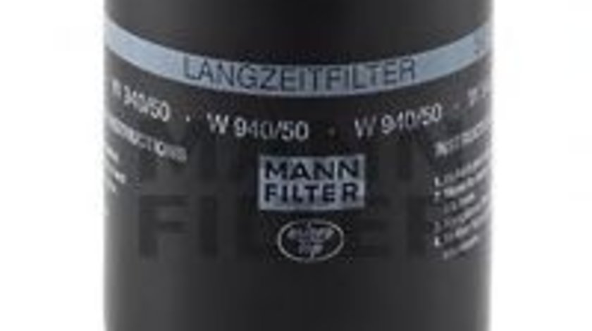 Filtru ulei AUDI A4 Avant (8D5, B5) (1994 - 2001) MANN-FILTER W 940/50 piesa NOUA