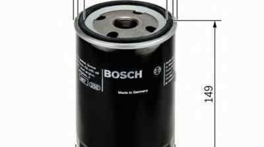 Filtru ulei AUDI A4 Cabriolet (8H7, B6, 8HE, B7) BOSCH F 026 407 004