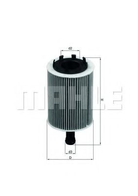 Filtru ulei AUDI A5 Cabriolet (8F7) (2009 - 2016) KNECHT OX 188D piesa NOUA