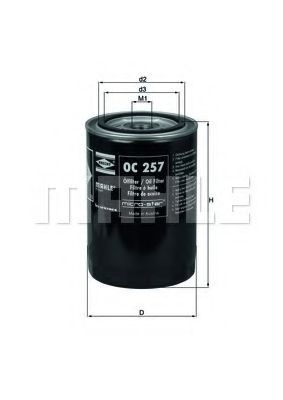 Filtru ulei AUDI A6 (4A, C4) (1994 - 1997) KNECHT OC 257 piesa NOUA