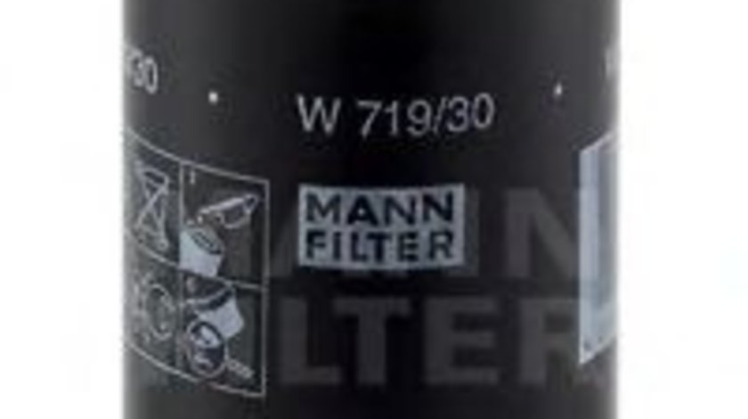 Filtru ulei AUDI A6 (4A, C4) (1994 - 1997) MANN-FILTER W 719/30 piesa NOUA