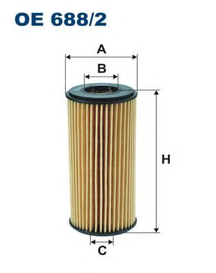 Filtru ulei AUDI A6 (4G2, C7, 4GC) (2010 - 2016) FILTRON OE688/2 piesa NOUA