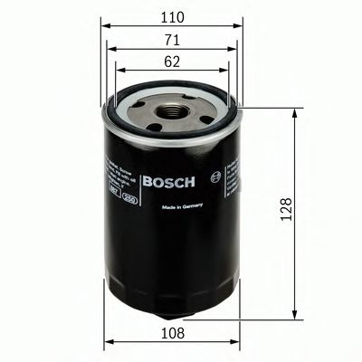 Filtru ulei AUDI A6 Avant (4A, C4) (1994 - 1997) BOSCH 0 451 103 257 piesa NOUA