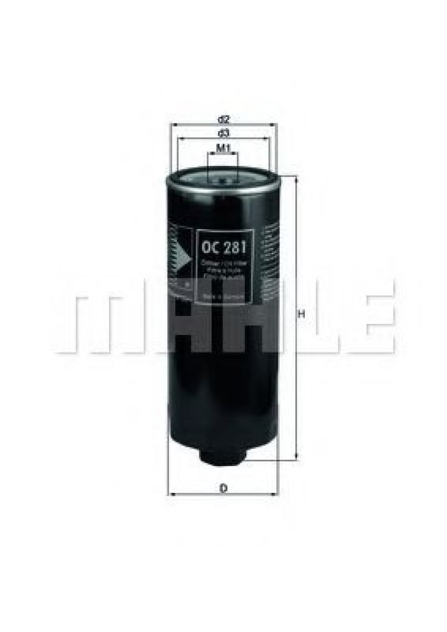 Filtru ulei AUDI A6 Avant (4B5, C5) (1997 - 2005) MAHLE ORIGINAL OC 281 piesa NOUA