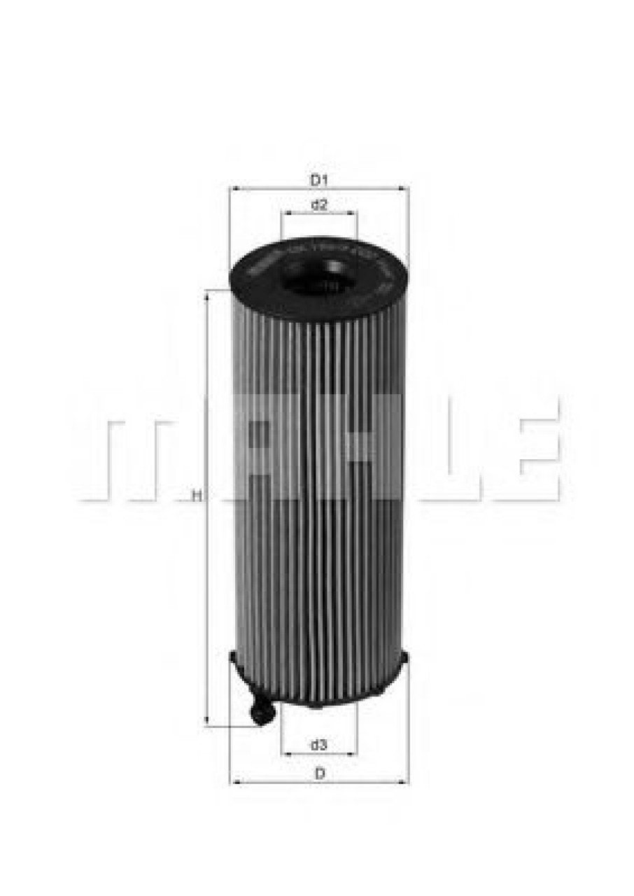 Filtru ulei AUDI A8 (4H) (2009 - 2016) MAHLE ORIGINAL OX 196/3D piesa NOUA