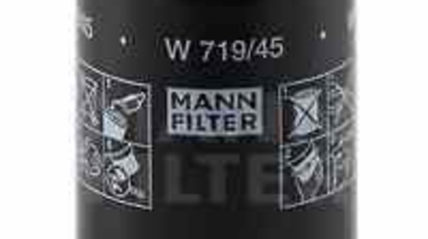Filtru ulei AUDI Q3 8U MANN-FILTER W 719/45