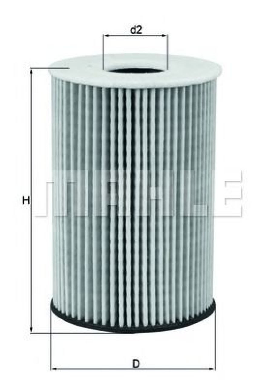 Filtru ulei AUDI Q5 (8R) (2008 - 2016) MAHLE ORIGINAL OX 787D piesa NOUA