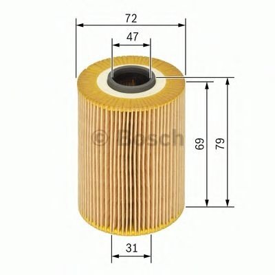 Filtru ulei BMW Seria 1 (E81) (2006 - 2012) BOSCH 1 457 429 262 piesa NOUA