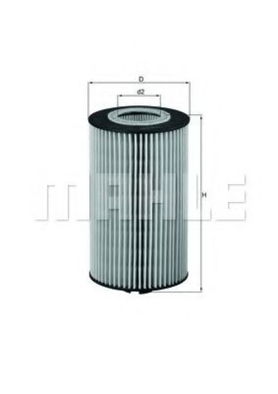 Filtru ulei BMW Seria 1 (E81) (2006 - 2012) MAHLE ORIGINAL OX 161D piesa NOUA