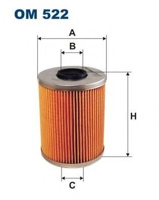 Filtru ulei BMW Seria 3 Cabriolet (E46) (2000 - 2007) FILTRON OM522 piesa NOUA