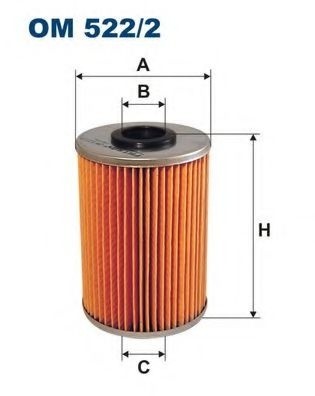 Filtru ulei BMW Seria 3 Compact (E36) (1994 - 2000) FILTRON OM522/2 piesa NOUA