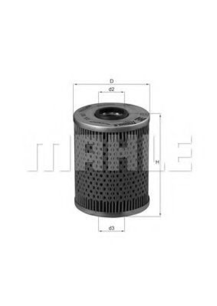 Filtru ulei BMW Seria 3 Cupe (E46) (1999 - 2006) MAHLE ORIGINAL OX 187D piesa NOUA