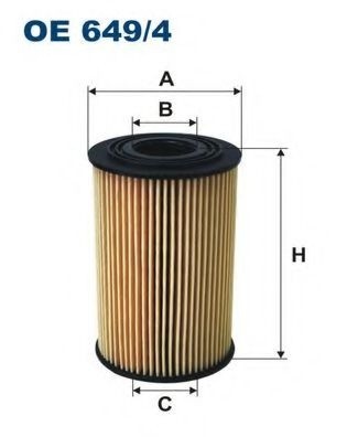 Filtru ulei BMW Seria 3 Cupe (E46) (1999 - 2006) FILTRON OE649/4 piesa NOUA