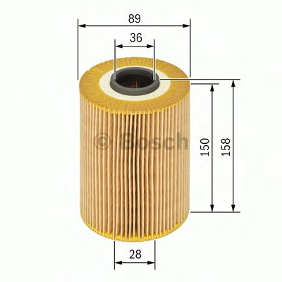 Filtru ulei BMW Seria 3 (E36) (1990 - 1998) BOSCH 1 457 429 123 piesa NOUA