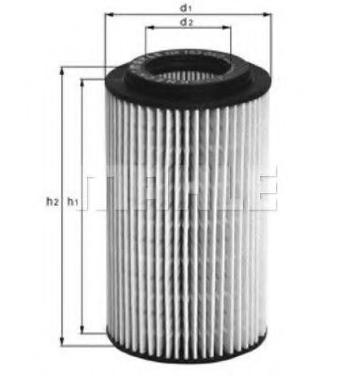 Filtru ulei BMW Seria 3 (E46) (1998 - 2005) MAHLE ORIGINAL OX 153D2 piesa NOUA