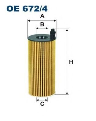 Filtru ulei BMW Seria 3 (E90) (2005 - 2011) FILTRON OE672/4 piesa NOUA