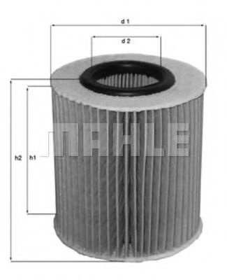 Filtru ulei BMW Seria 3 (E90) (2005 - 2011) MAHLE ORIGINAL OX 166/1D piesa NOUA