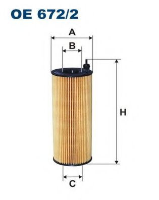 Filtru ulei BMW Seria 5 (E60) (2003 - 2010) FILTRON OE672/2 piesa NOUA