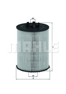 Filtru ulei BMW Seria 5 (E60) (2003 - 2010) MAHLE ORIGINAL OX 636D piesa NOUA