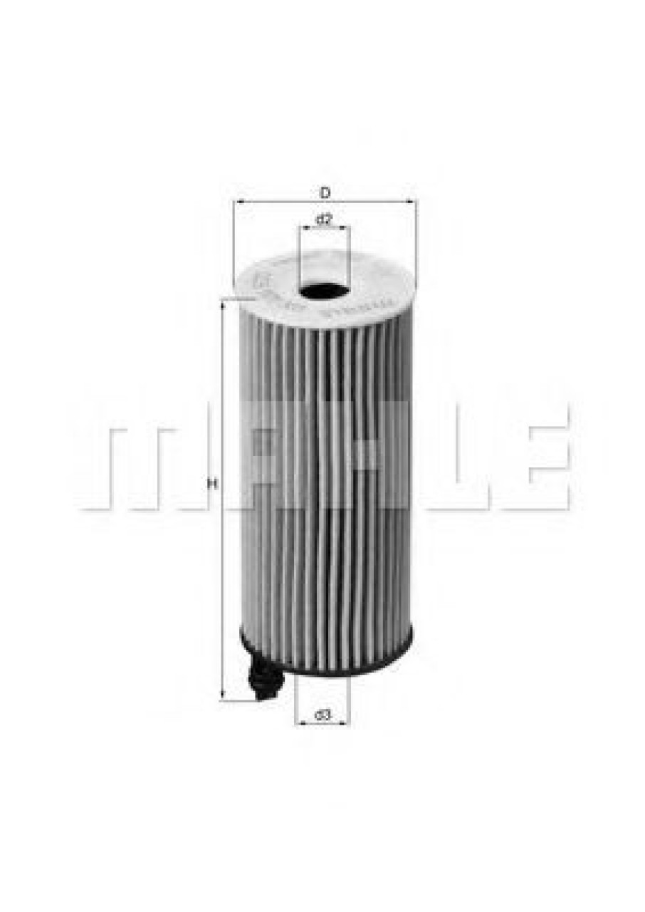 Filtru ulei BMW Seria 5 (F10, F18) (2009 - 2016) MAHLE ORIGINAL OX 404D piesa NOUA