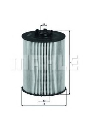 Filtru ulei BMW Seria 6 Cabriolet (E64) (2004 - 2010) MAHLE ORIGINAL OX 636D piesa NOUA