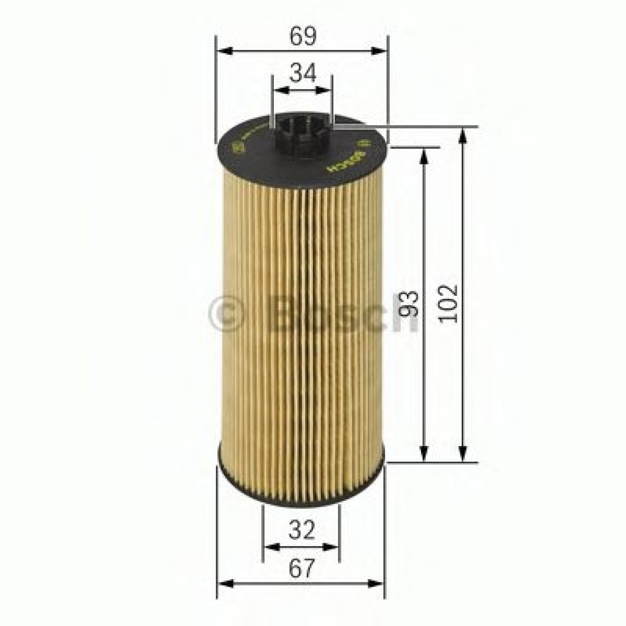Filtru ulei BMW Seria 6 (E63) (2004 - 2010) BOSCH F 026 407 010 piesa NOUA