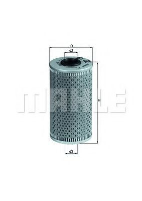 Filtru ulei BMW Seria 7 (E38) (1994 - 2001) KNECHT OX 103D piesa NOUA