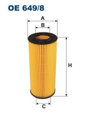 Filtru ulei BMW Seria 7 (E65, E66, E67) (2001 - 2009) FILTRON OE649/8 piesa NOUA