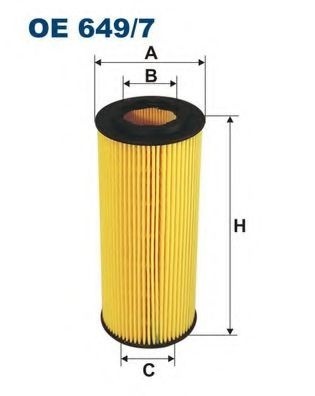 Filtru ulei BMW Seria 7 (E65, E66, E67) (2001 - 2009) FILTRON OE649/7 piesa NOUA