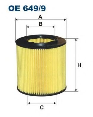 Filtru ulei BMW Seria 7 (E65, E66, E67) (2001 - 2009) FILTRON OE649/9 piesa NOUA