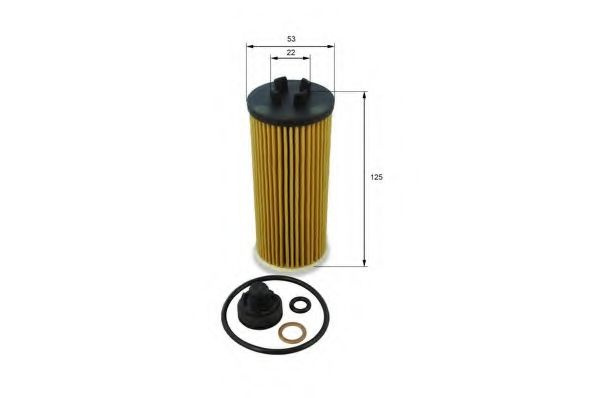 Filtru ulei BMW X1 (F48) (2015 - 2016) COMLINE EOF296 piesa NOUA