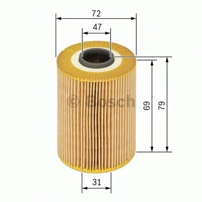 Filtru ulei BMW X3 (E83) (2004 - 2011) BOSCH 1 457 429 262 piesa NOUA