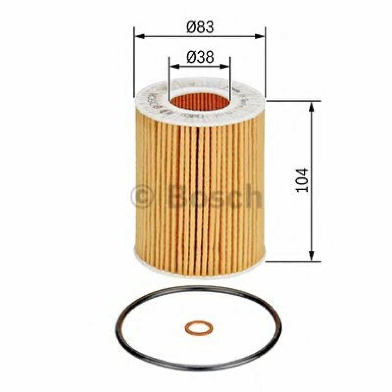 Filtru ulei BMW X3 (E83) (2004 - 2011) BOSCH 1 457 437 003 piesa NOUA