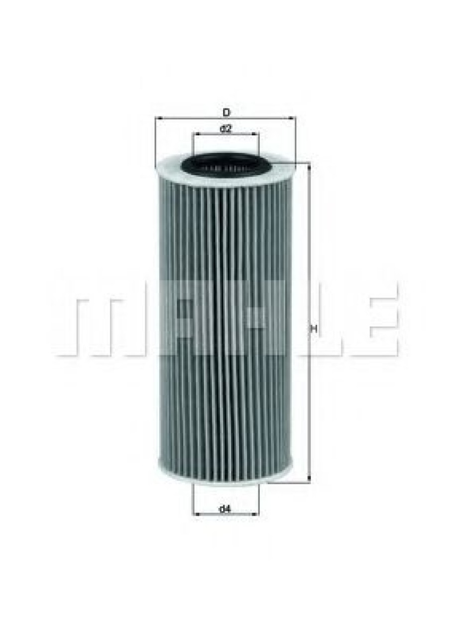 Filtru ulei BMW X3 (E83) (2004 - 2011) MAHLE ORIGINAL OX 177/3D piesa NOUA