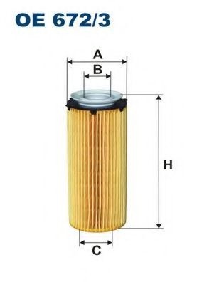 Filtru ulei BMW X5 (E70) (2007 - 2013) FILTRON OE672/3 piesa NOUA